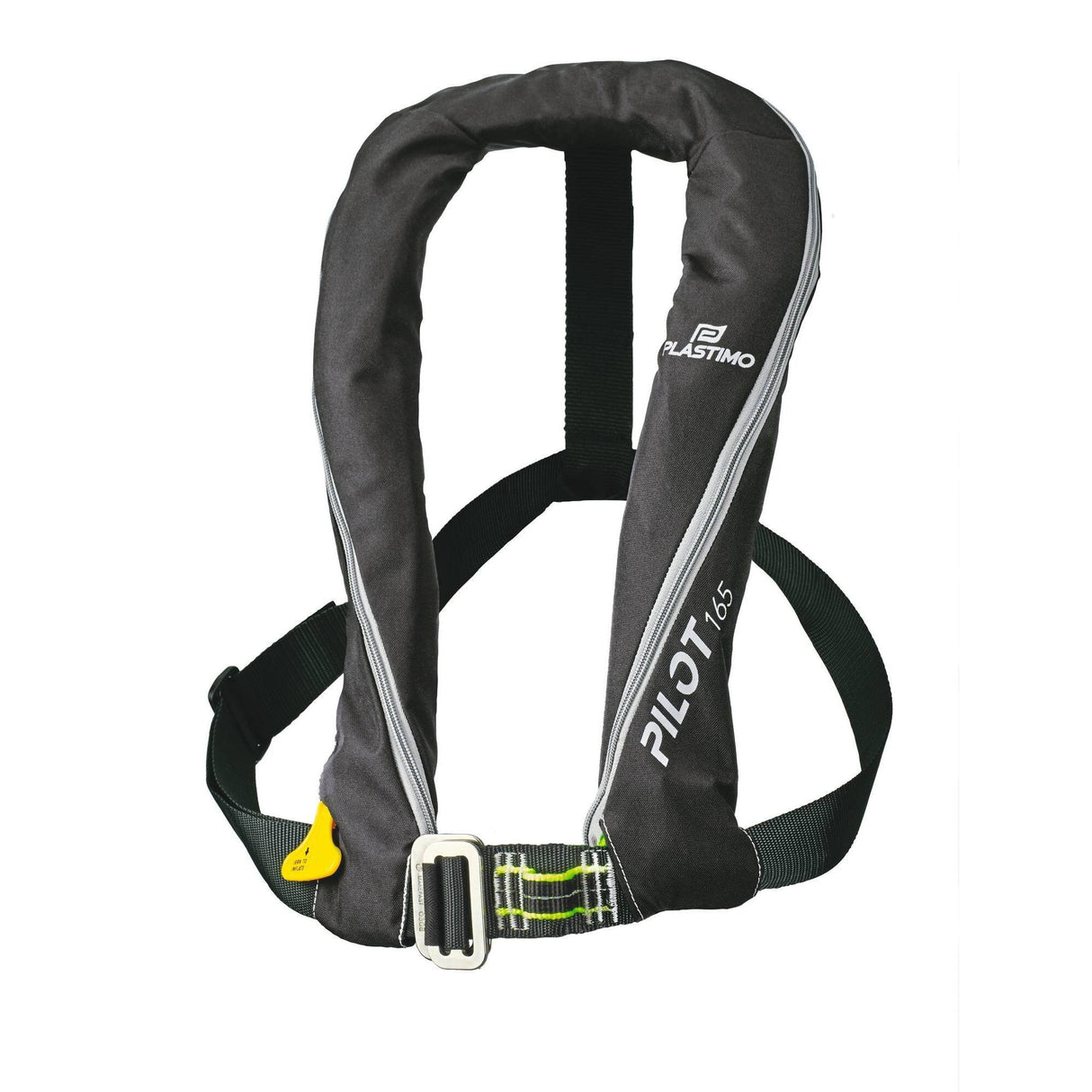 Chaleco salvavidas inflable Plastimo Pilot 165 con arnés, negro