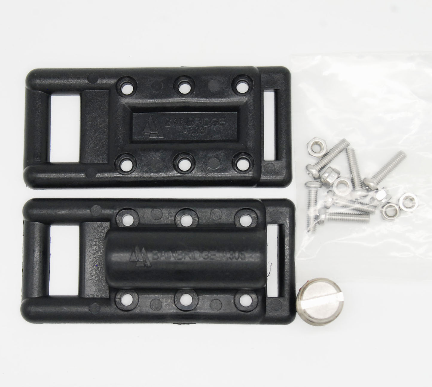 Batten Box for Round Battens Up To 12mm - Black (2 Pack)  SKU No: A305BK