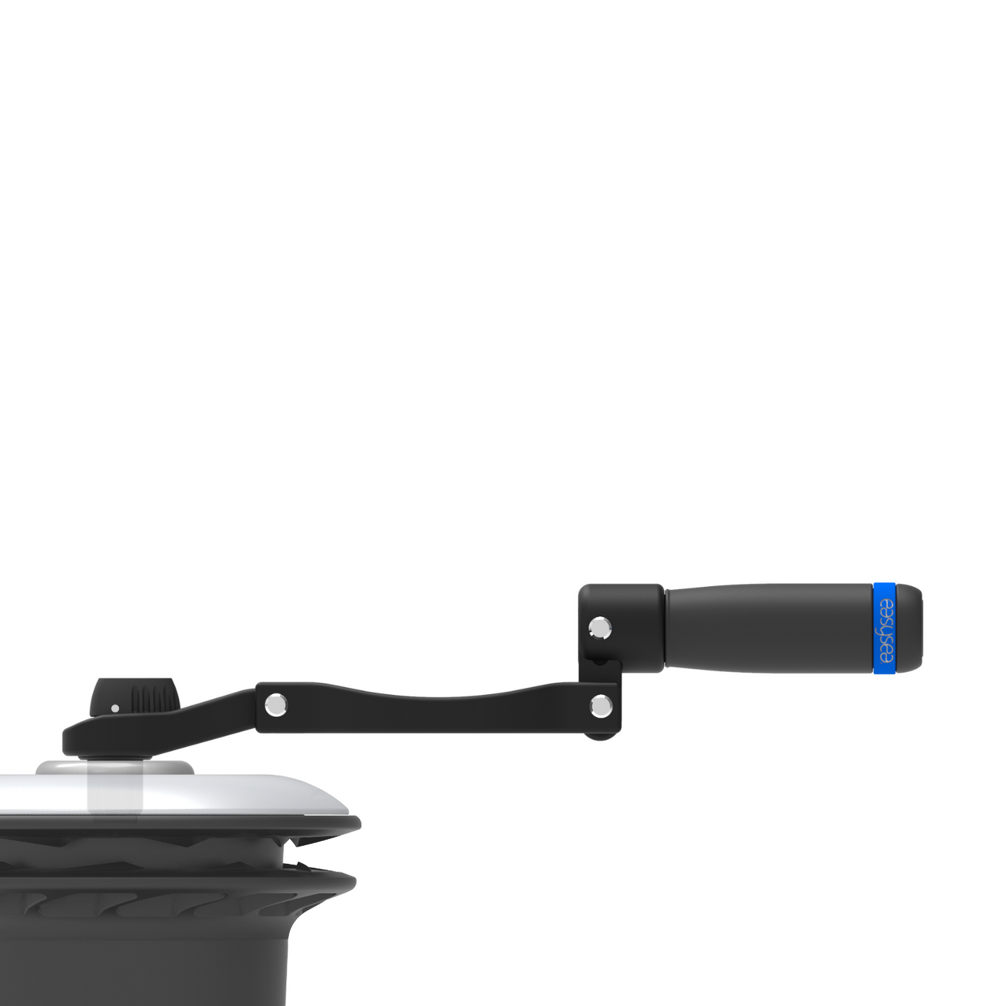 Flipper™ in the extended position, featuring a unique 30 cm lever. Provides superior power and precision, making maneuvers easier and less tiring