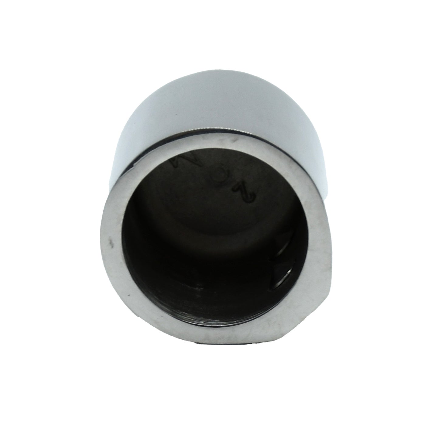 Eye End for 25mm (1") Tube with 8mm Hole – Heavy Duty Stainless Steel, 2-Pack (G631SHD)