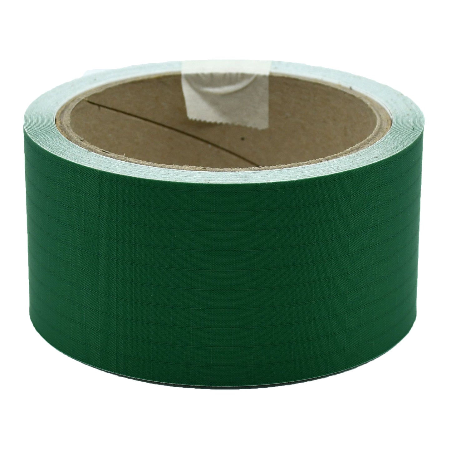 A roll of green Bainbridge ripstop nylon sail repair tape, 2 inches wide, against a white background.
