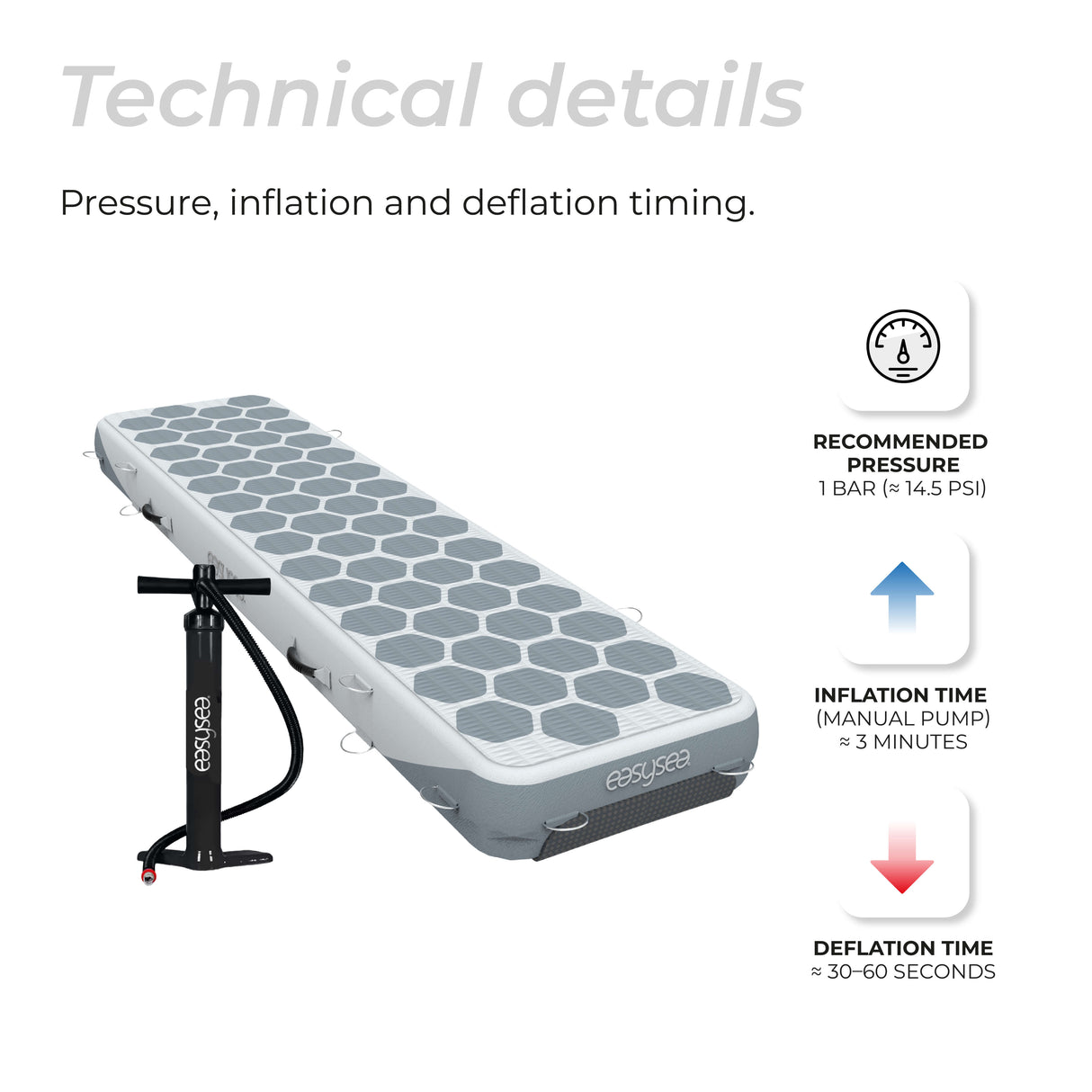 Way2 - Inflatable Reversible Gangway by Easysea