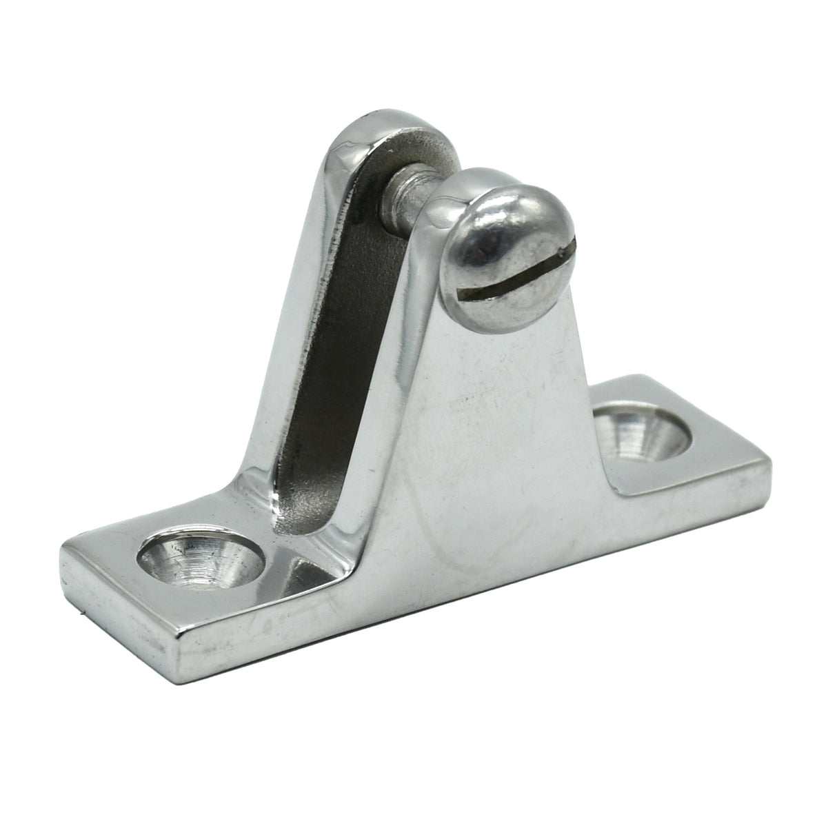 Bisagra de cubierta de base plana con pasador roscado, acero inoxidable, paquete de 2 (SKU: G622S)