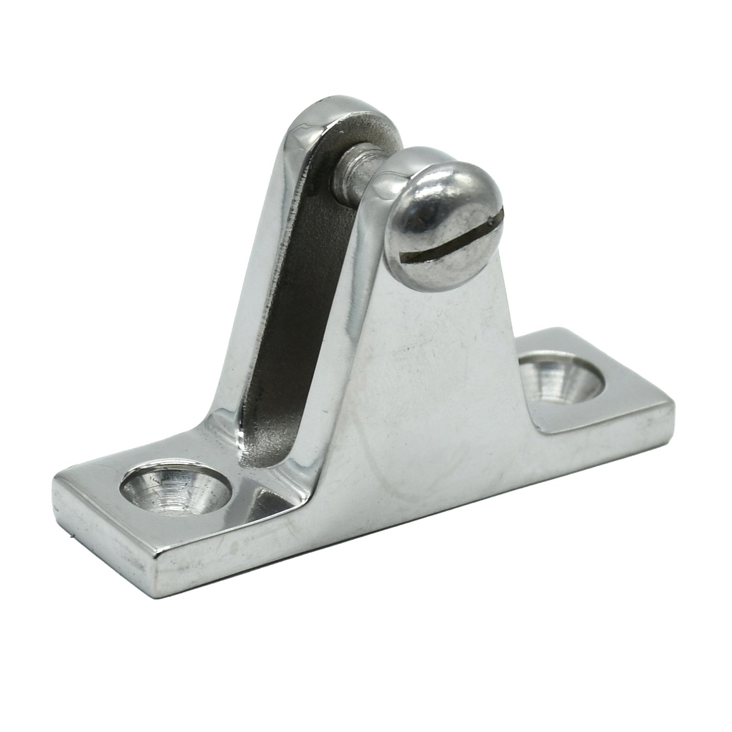 Deck Hinge Flat Base with Screw Pin – Stainless Steel, 2-Pack (SKU: G622S)