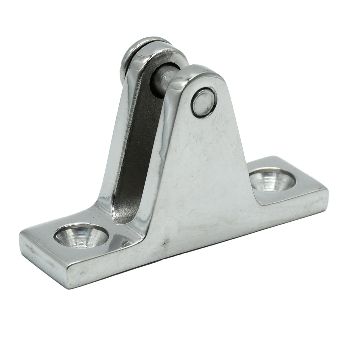 Bisagra de cubierta de base plana con pasador roscado, acero inoxidable, paquete de 2 (SKU: G622S)