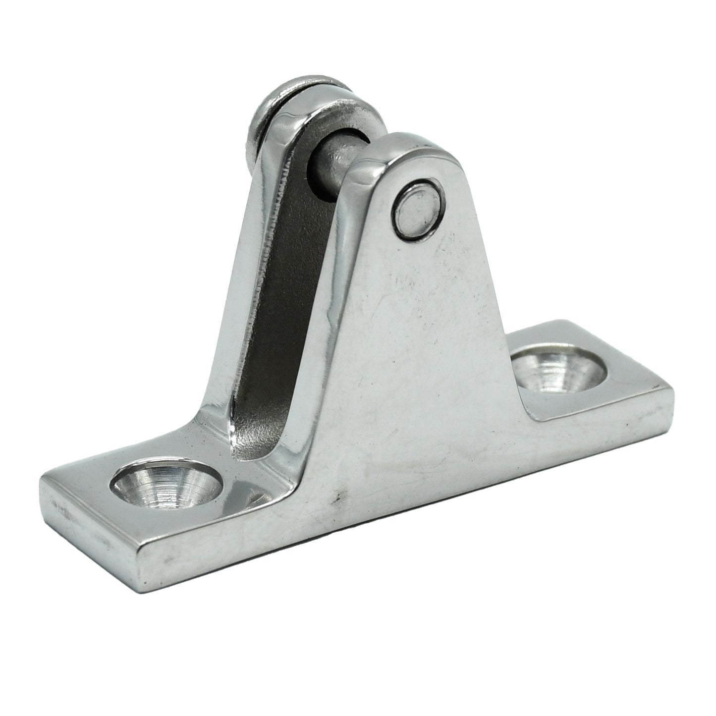 Deck Hinge Flat Base with Screw Pin – Stainless Steel, 2-Pack (SKU: G622S)