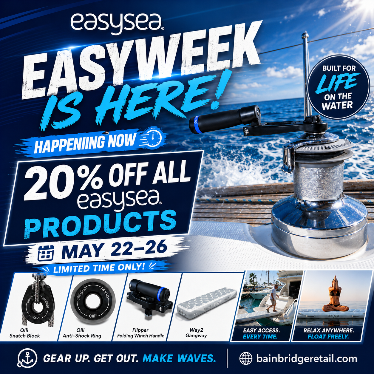 EasyWeek Is Here: Save 20% on Easysea Products at Bainbridge Retail