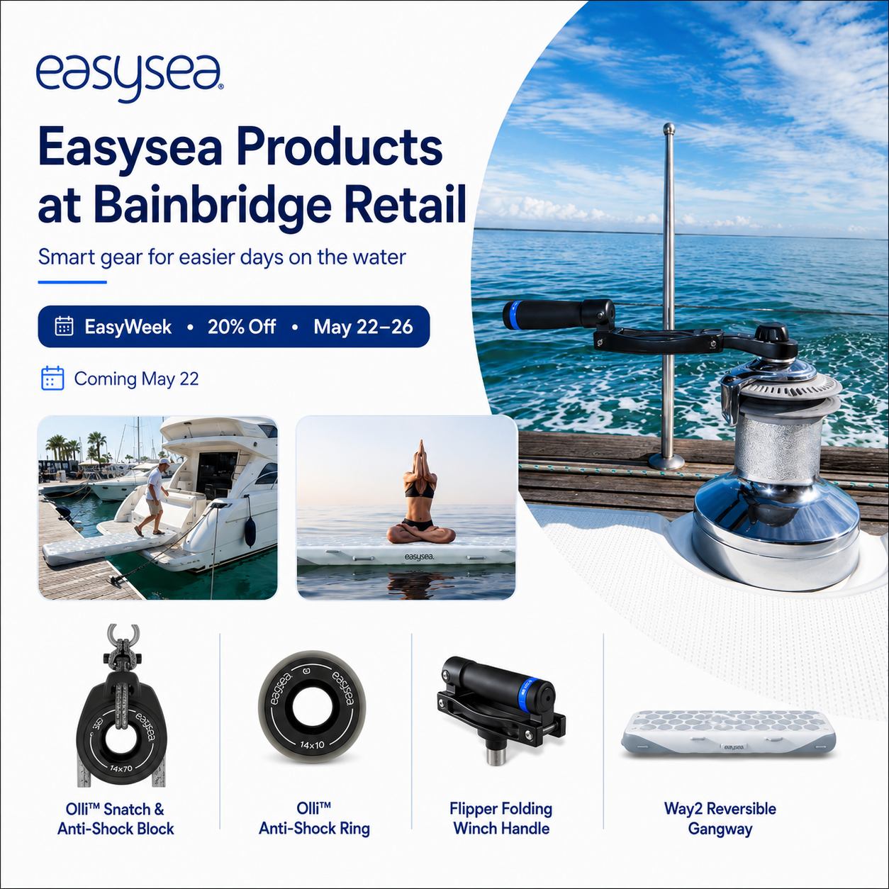 Easysea Products at Bainbridge Retail: Save 20% During EasyWeek