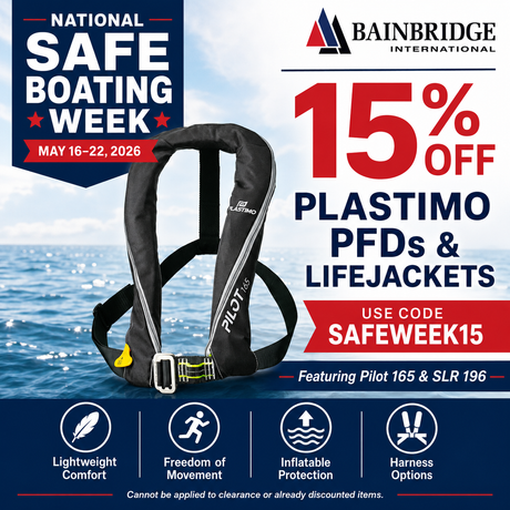 National Safe Boating Week Spotlight: Plastimo PFDs and Inflatable Lifejackets