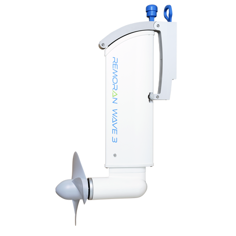 Remoran Wave 3 hydrogenerator for sailboat battery charging available from Bainbridge International Retail