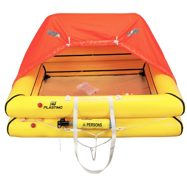 Balsa salvavidas estándar Plastimo Cruiser