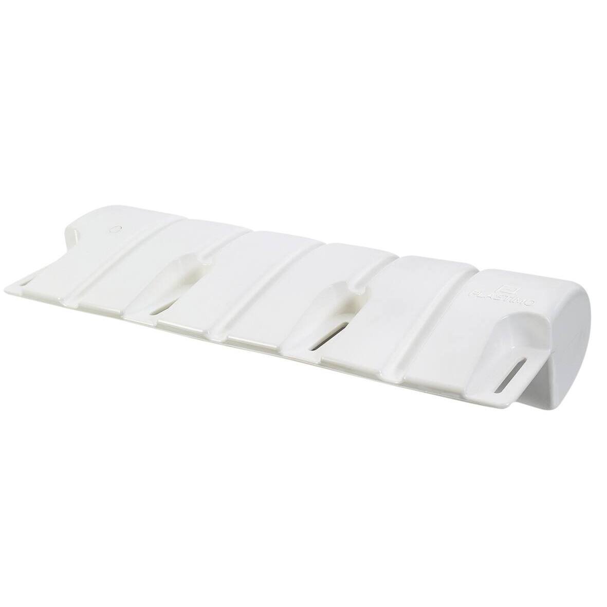 Fijación universal Plastimo Bumper® - Guardabarros de espuma de 3/4 (307 x 900 mm, blanco)