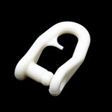 Bainbridge Sail Shackles - Large Snap-In, Anti-Jamming Plastic (Pack of 5, SKU A024)