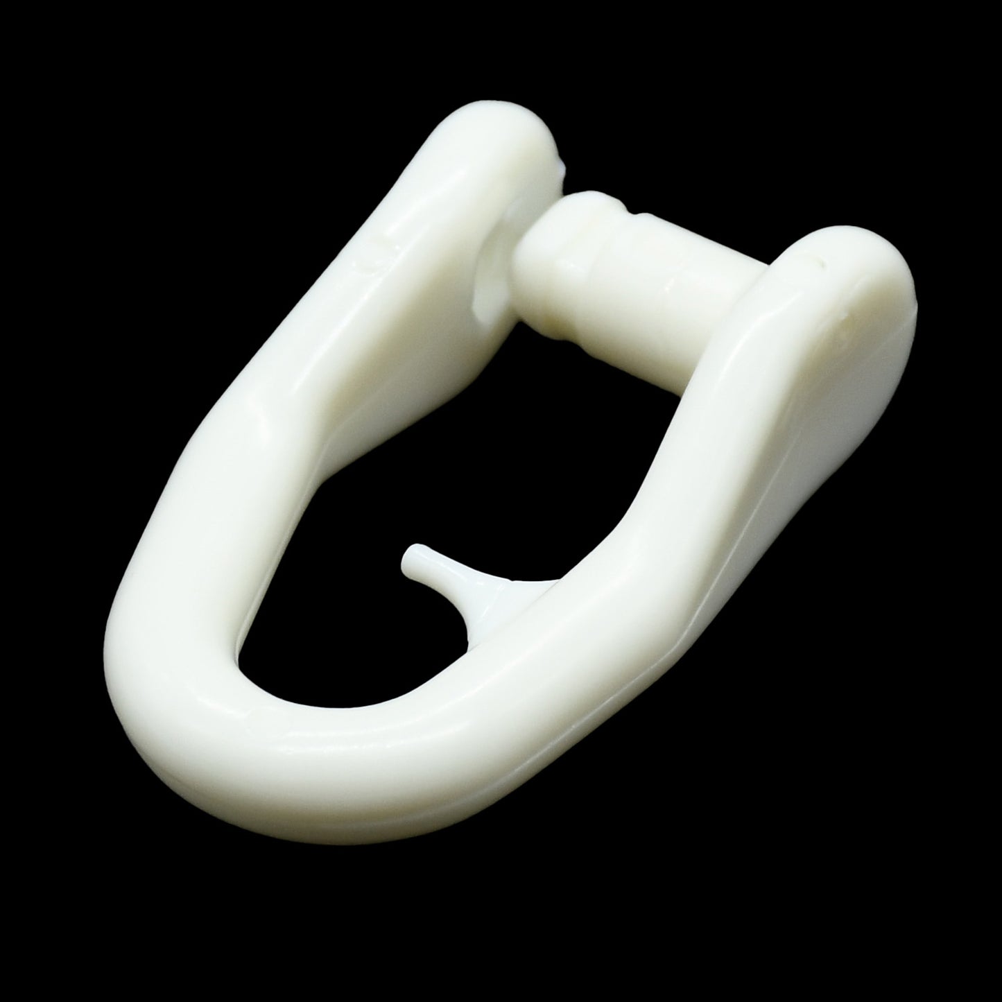 Bainbridge Sail Shackles - Large Snap-In, Anti-Jamming Plastic (Pack of 5, SKU A024)
