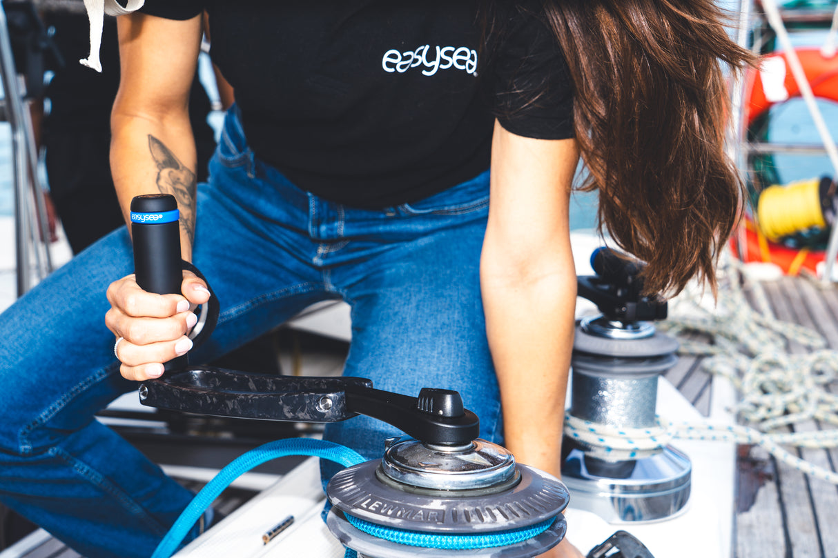 Easysea Flipper™ Max Carbon Folding Winch Handle