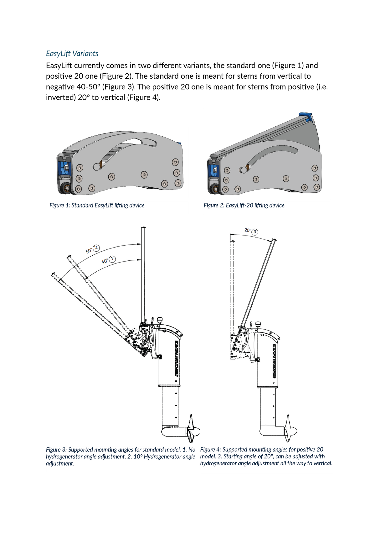 Remoran EasyLift - Mounting System for Wave 3 Hydrogenerator