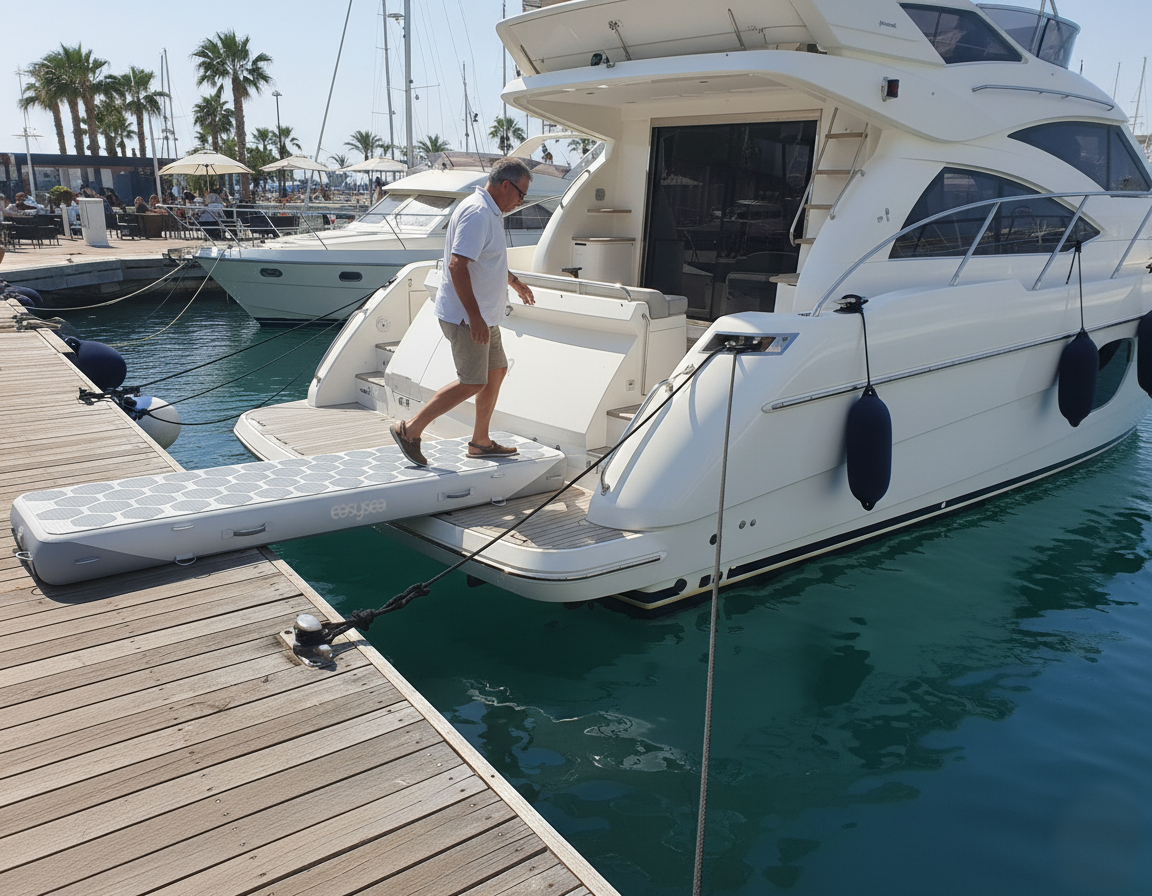 Way2 - Inflatable Reversible Gangway by Easysea
