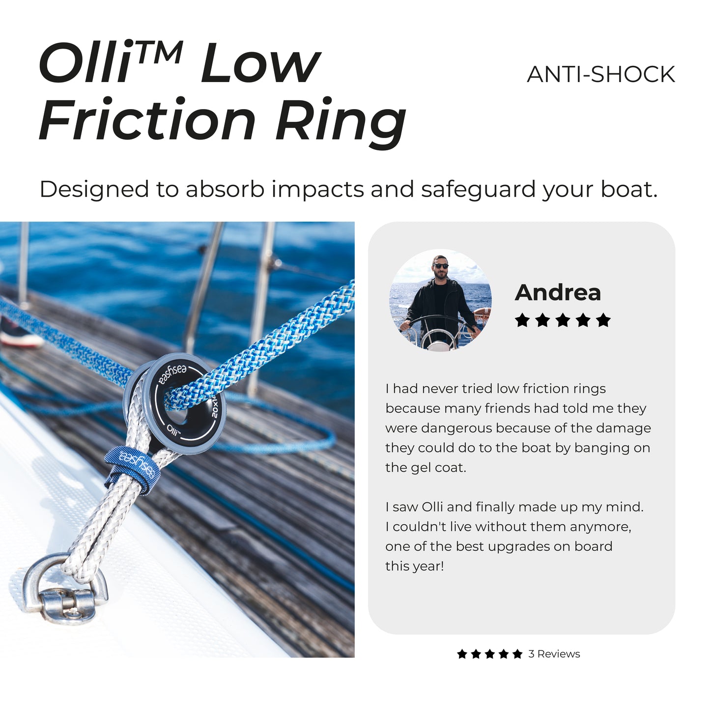 Olli™ - Anti-Shock Low-Friction Ring (Aluminum)