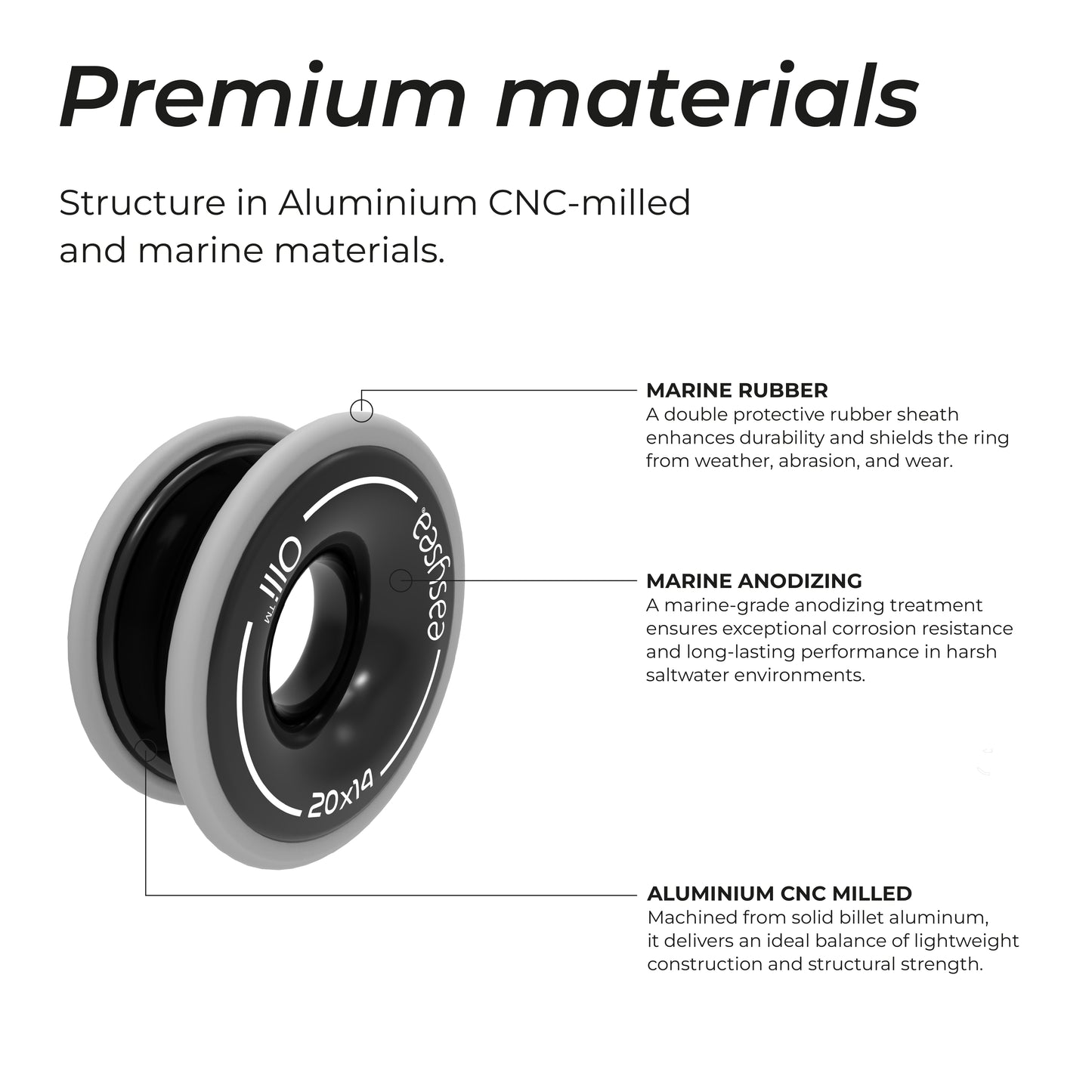 Olli™ - Anti-Shock Low-Friction Ring (Aluminum)