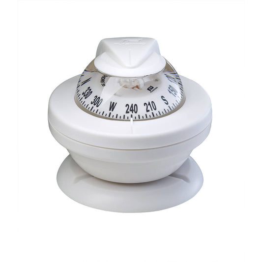 Offshore 55 Compass - White with White Card + Bracket