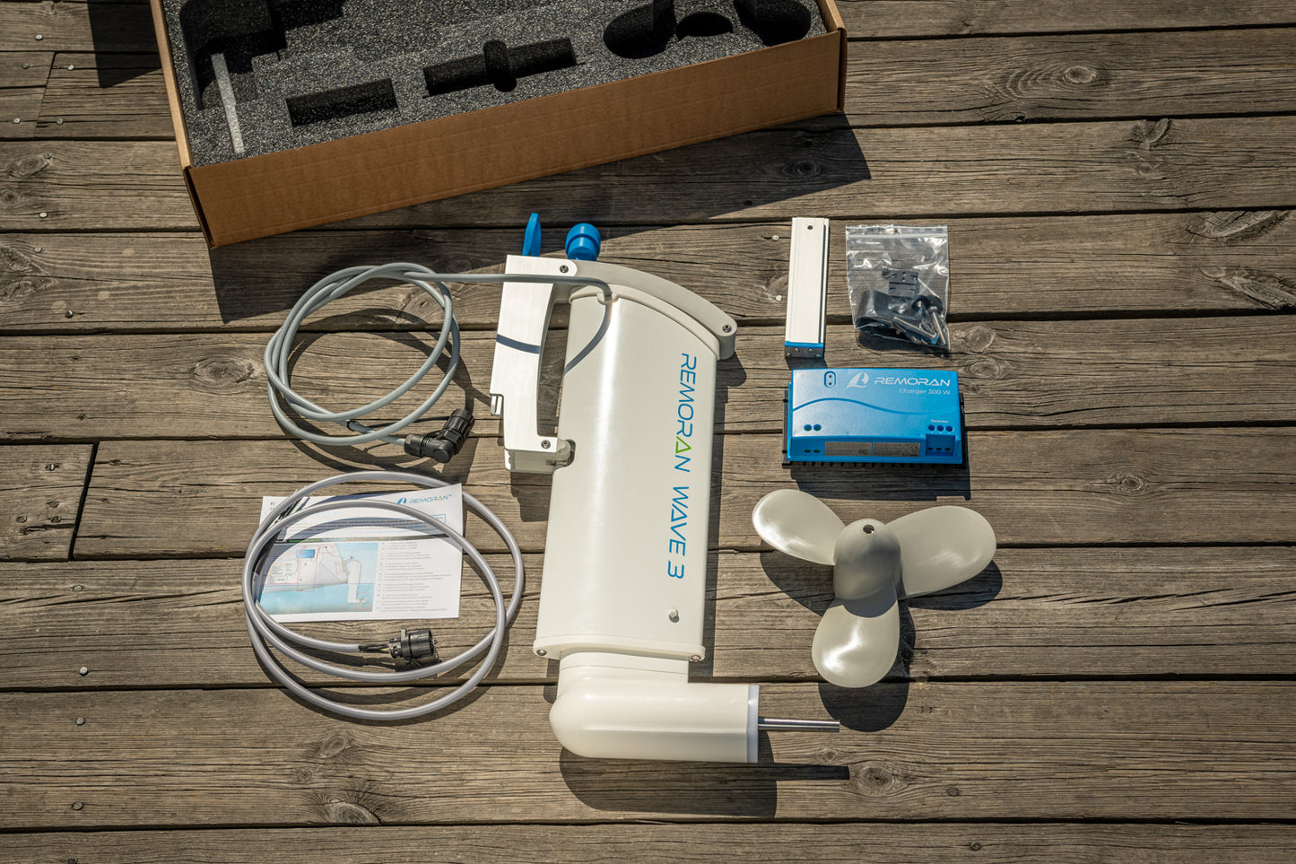 Remoran Wave 3 Hydrogenerator - 300W Sailboat Power Generator (GS / GD Models)