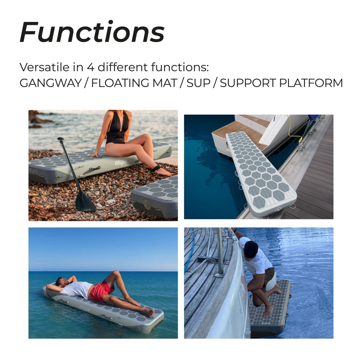 Way2 - Inflatable Reversible Gangway by Easysea