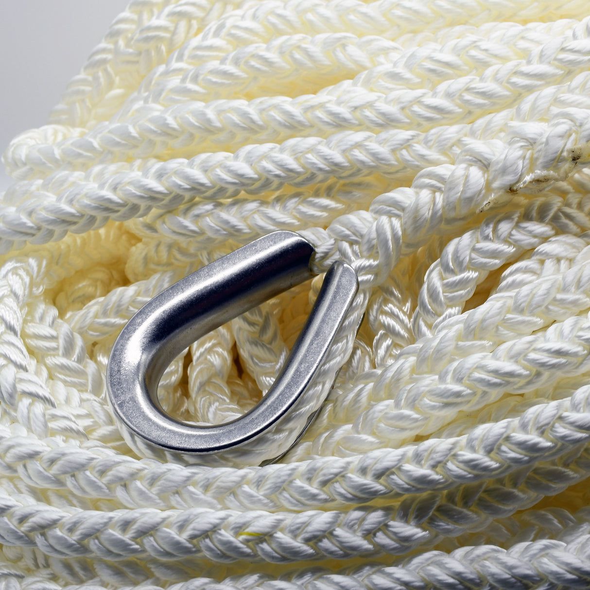 Yale Cordage Nylon Brait Anchor Line with Stainless Steel Thimble