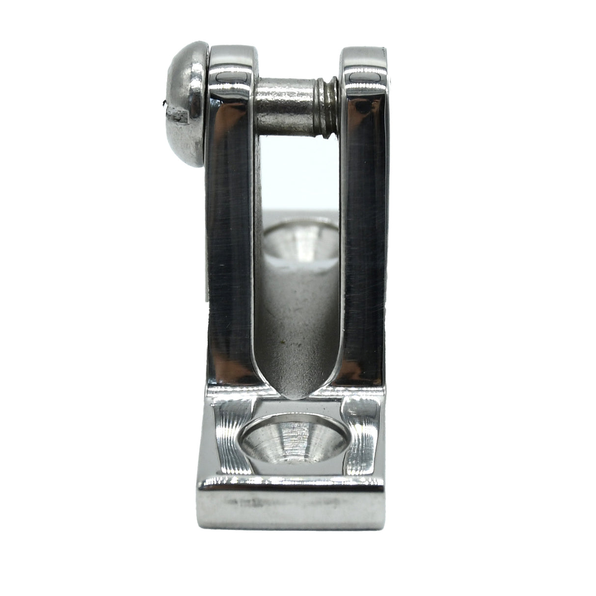 Bisagra de cubierta de base plana con pasador roscado, acero inoxidable, paquete de 2 (SKU: G622S)