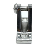 Bisagra de cubierta de base plana con pasador roscado, acero inoxidable, paquete de 2 (SKU: G622S)