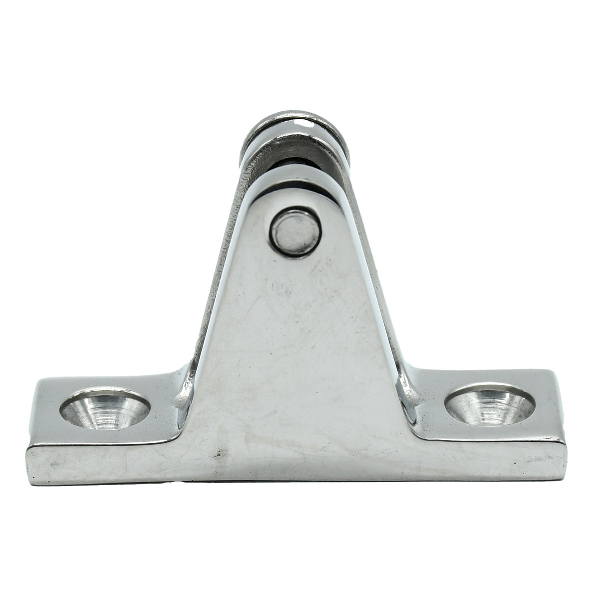 Bisagra de cubierta de base plana con pasador roscado, acero inoxidable, paquete de 2 (SKU: G622S)