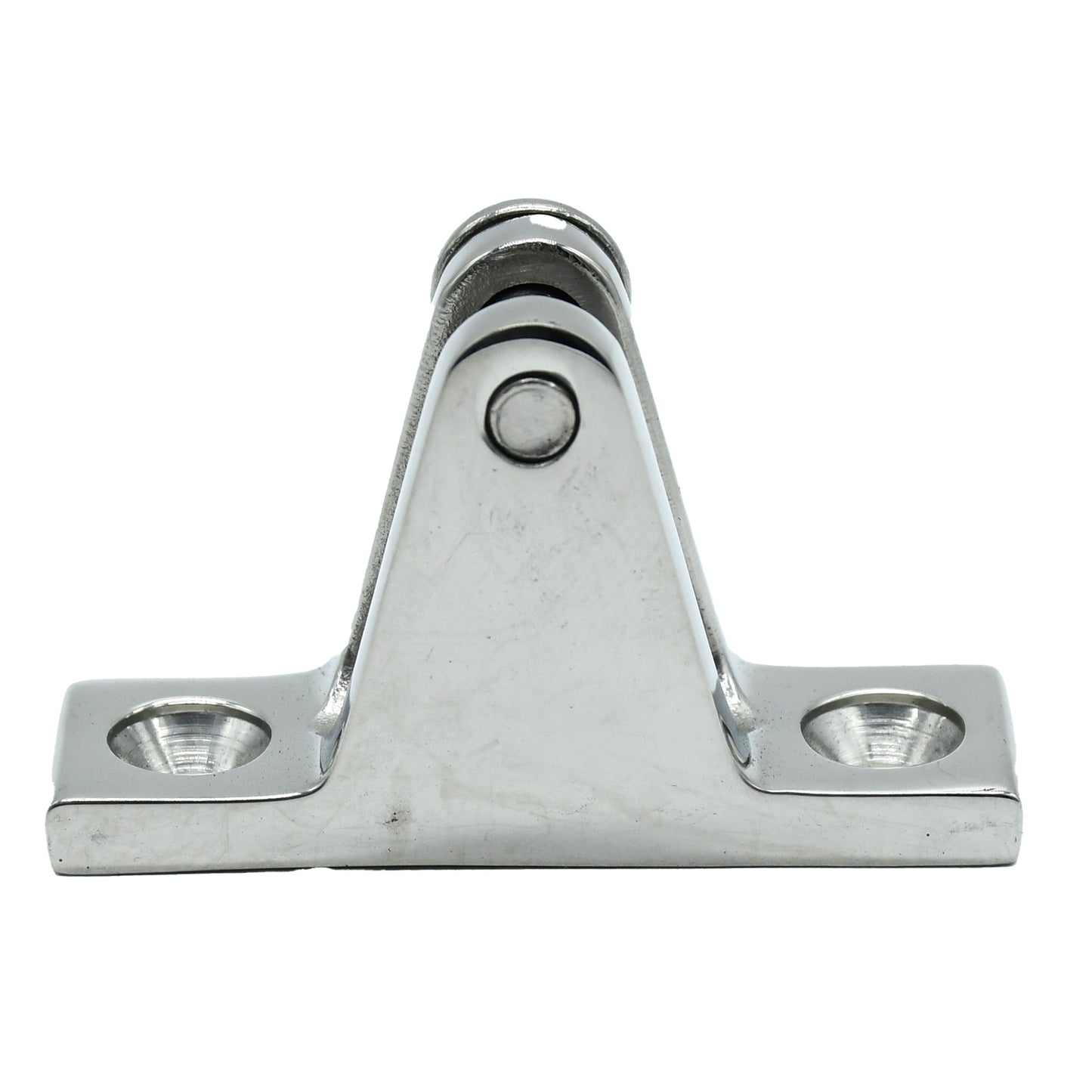 Deck Hinge Flat Base with Screw Pin – Stainless Steel, 2-Pack (SKU: G622S)