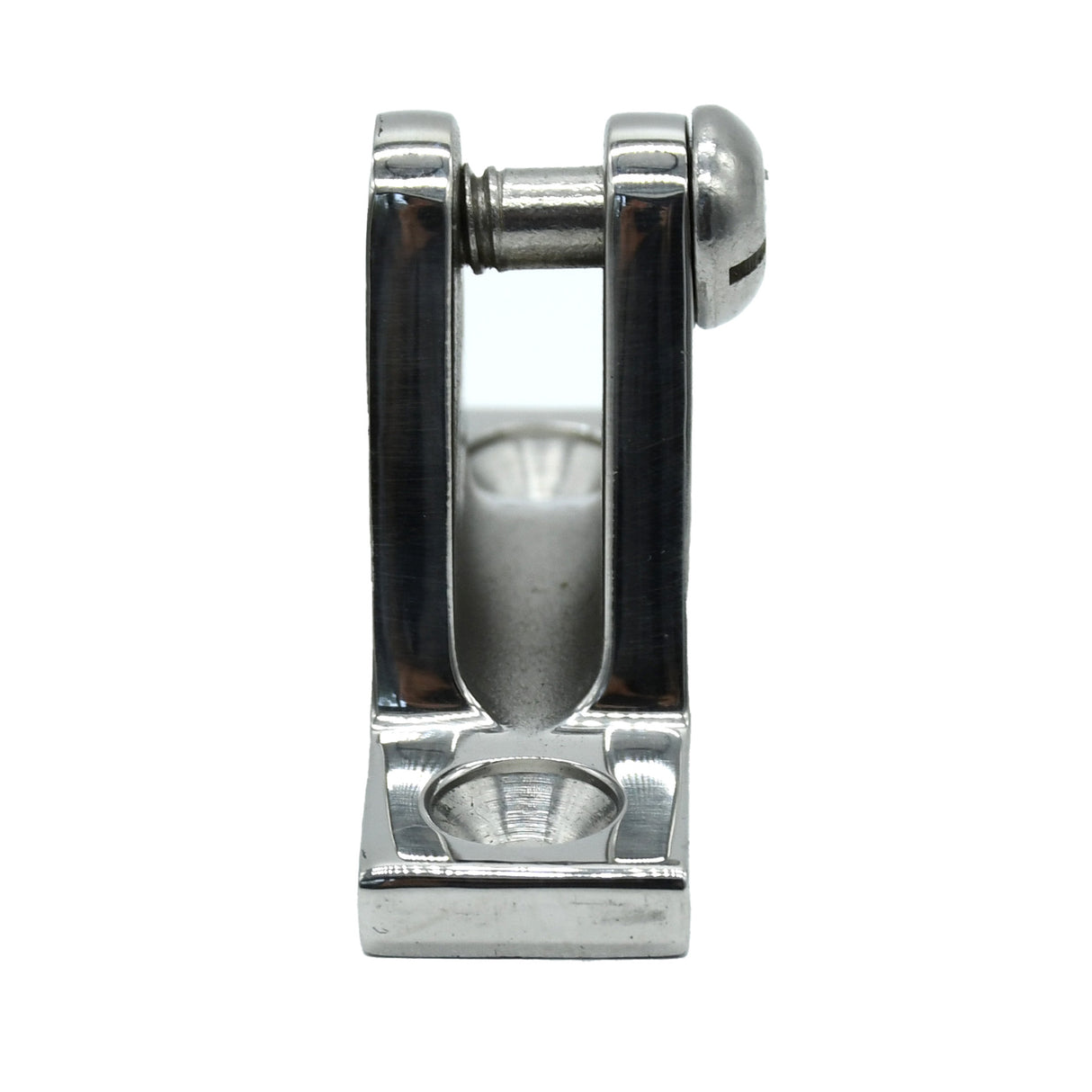 Bisagra de cubierta de base plana con pasador roscado, acero inoxidable, paquete de 2 (SKU: G622S)