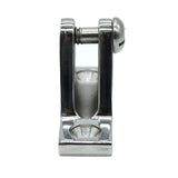 Bisagra de cubierta de base plana con pasador roscado, acero inoxidable, paquete de 2 (SKU: G622S)
