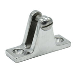 Bisagra de cubierta de base plana con pasador roscado, acero inoxidable, paquete de 2 (SKU: G622S)