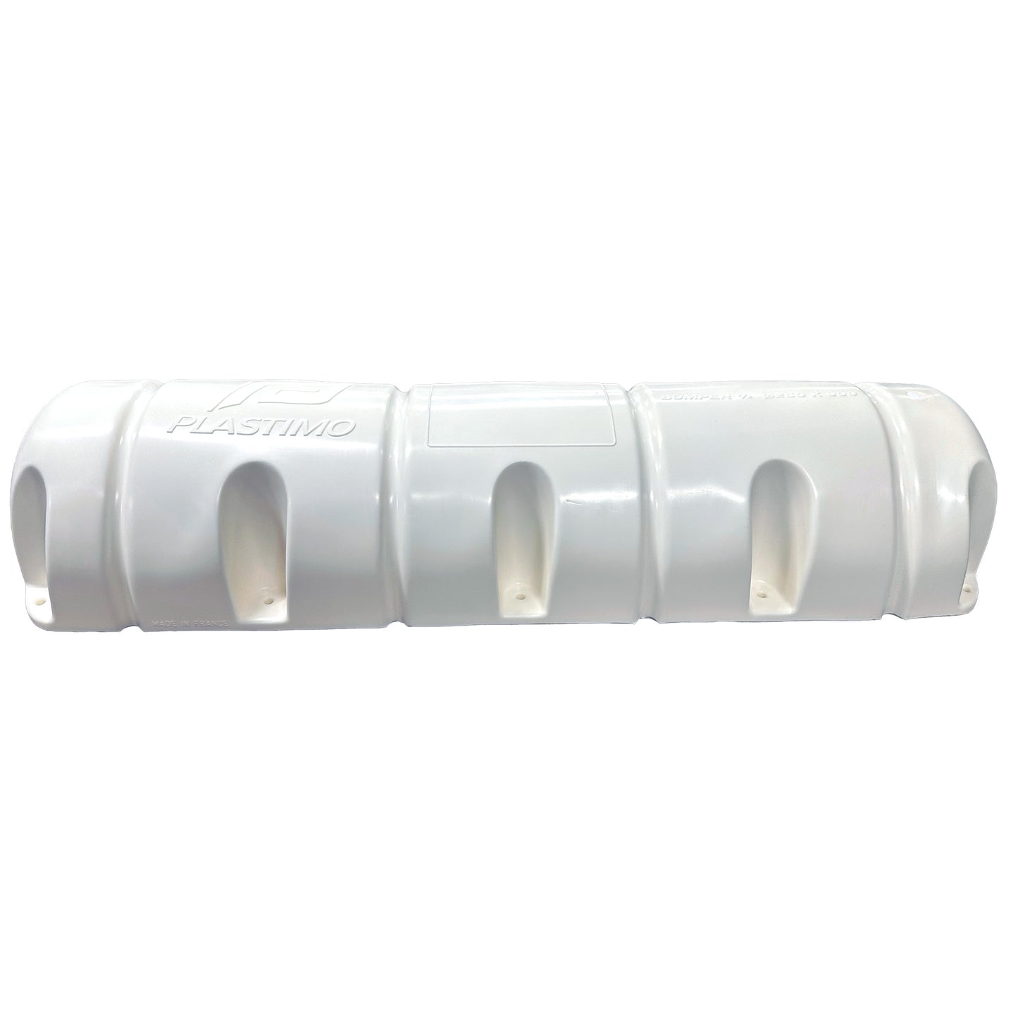 Plastimo Standard Mount Half-Bumper Fender – 10" x 35" White