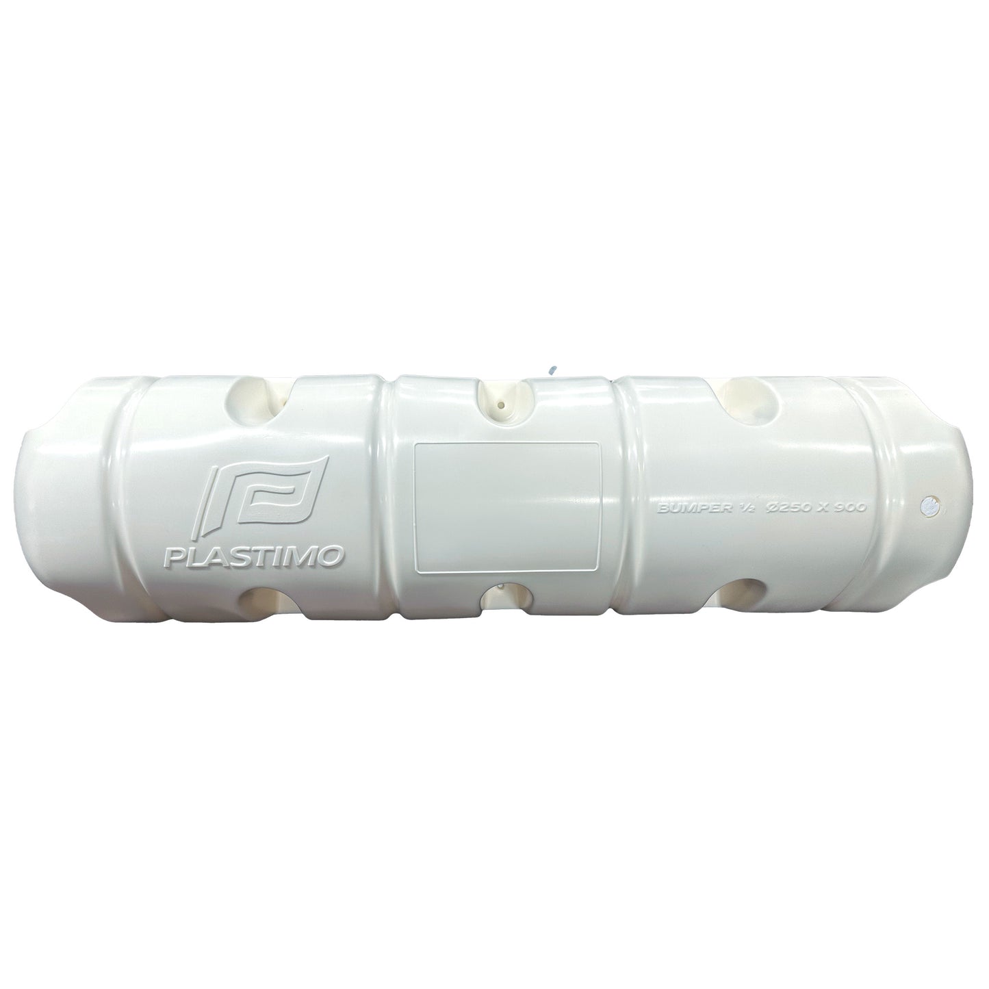 Plastimo Standard Mount Half-Bumper Fender – 10" x 35" White